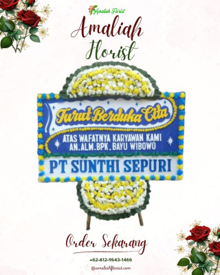 Papan Bunga Duka di Ciluar
